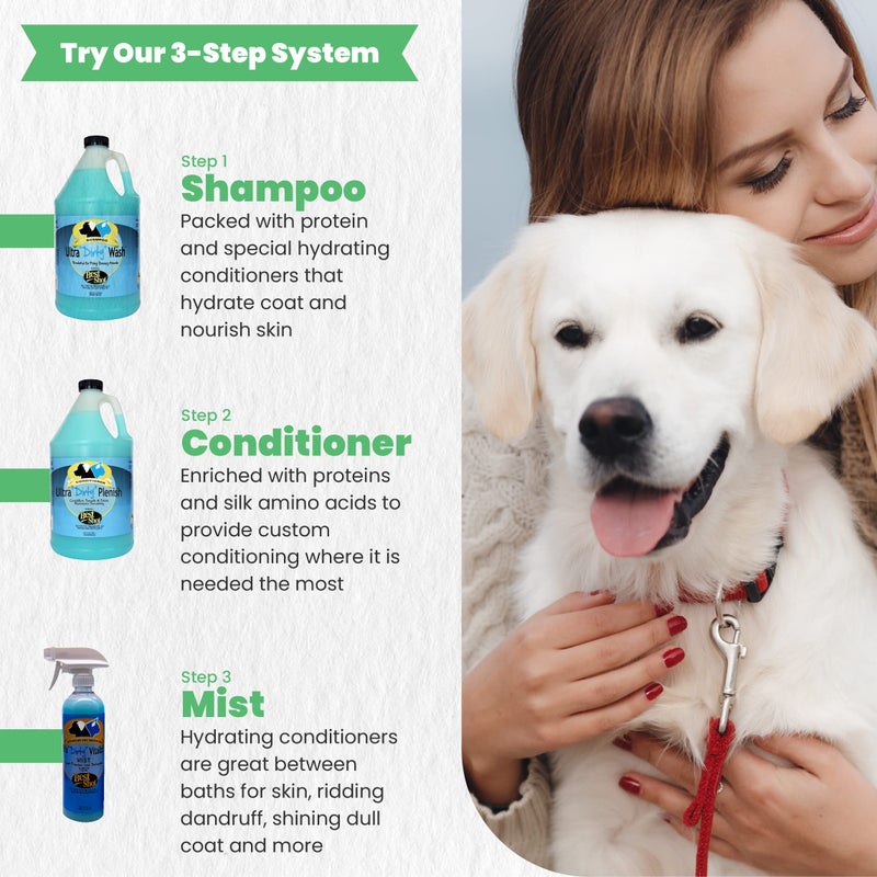 Best Shot Ultra Dirty Wash Shampoo, Coat and Skincare Product for Dogs and Cats, Soap-Free, Quick-Rinsing, Refreshing Agree Musk Fragrance, 1 Gallon - Image 3